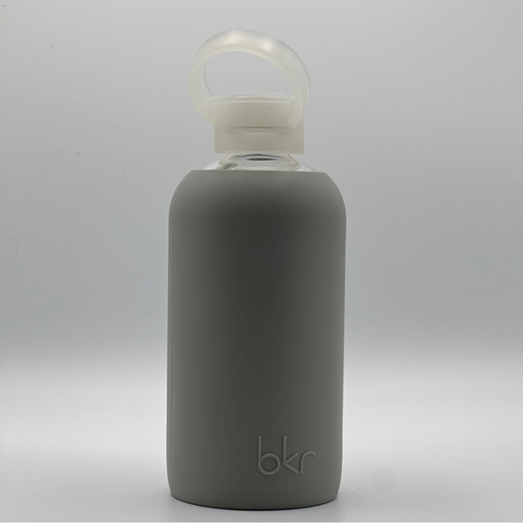 bkr DoorDash Gray Sleeve Little Glass Bottle 500ml 16oz - Picture 2 of 10